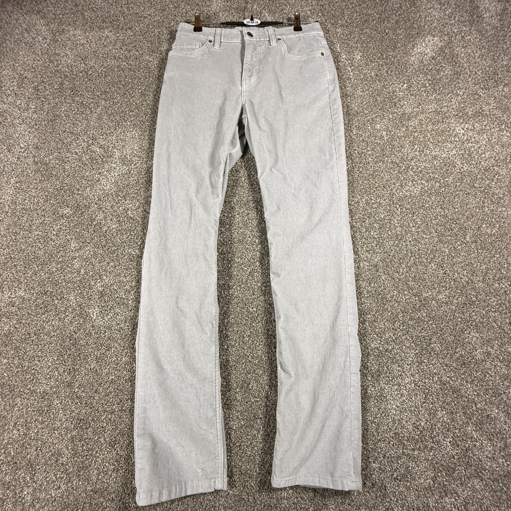 Patagonia Womens Corduroy Pants Size 29 8 Gray Organic Cotton Straight Leg